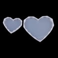 thumbnail image 3 of 3x 2 Unids / Set Grande Y Pequeño Corazón de Fundición de Moldes de Silicona Molde de Resina Joyería Que Hace El Arte de Bricolaje Soledad Posavasos de silicona, 3 of 10