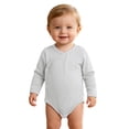 thumbnail image 6 of Unisex Baby Bodysuit Long Sleeve Newborn Infant Outfit Newborn Girls Summer Comfortable And Breathable Bodysuits With Cute Prints 18-24 Months, 6 of 8