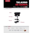 thumbnail image 2 of Taladro De Banco Urrea TB812A 5 Velocidades Broquero 1/2in 3/4hp, 2 of 3