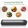 NutriChef PKVS15BK Compact Food Vacuum Sealer Electric Air Sealing