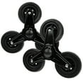 thumbnail image 1 of 1 Paire de Roues de Diable Roulettes de Chariot de Magasinage Roues Triangulaires Robustes Roues de Chariot à Bagages, 1 of 9