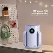 Shark NeverChange Air Purifier, Compact Pro, HEPA Filter, CleanSense IQ, Anti-Allergen, 250 Sq Ft, HP070 Lilac