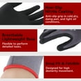 thumbnail image 5 of findmall 6 Pairs XL Work Gloves MicroFoam Nitrile Coated Knit Nylon Gloves, 5 of 6