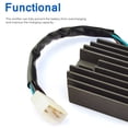 thumbnail image 3 of Rectificador De Regulador De Motor Eficiente Funcional, Rectificador De Onda Completa Trifásico Sellado, Regulador De Voltaje De Metal 35A Apto Para Suzuki Oe 32800-33E00 Serendint VI005443-00, 3 of 6