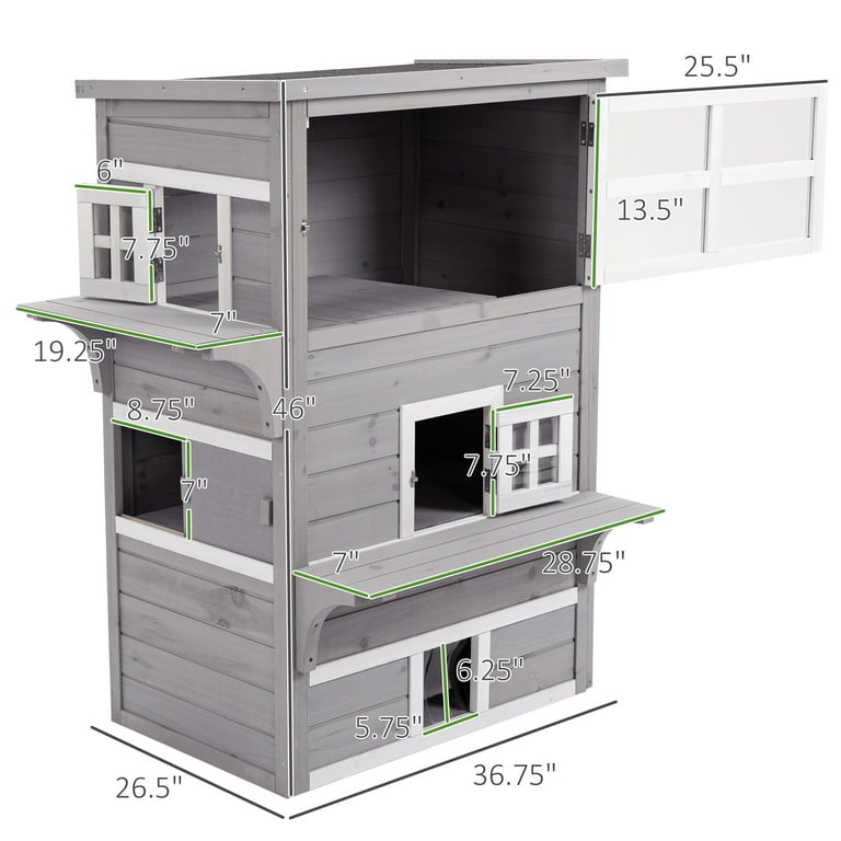 Modern outdoor 2024 cat house