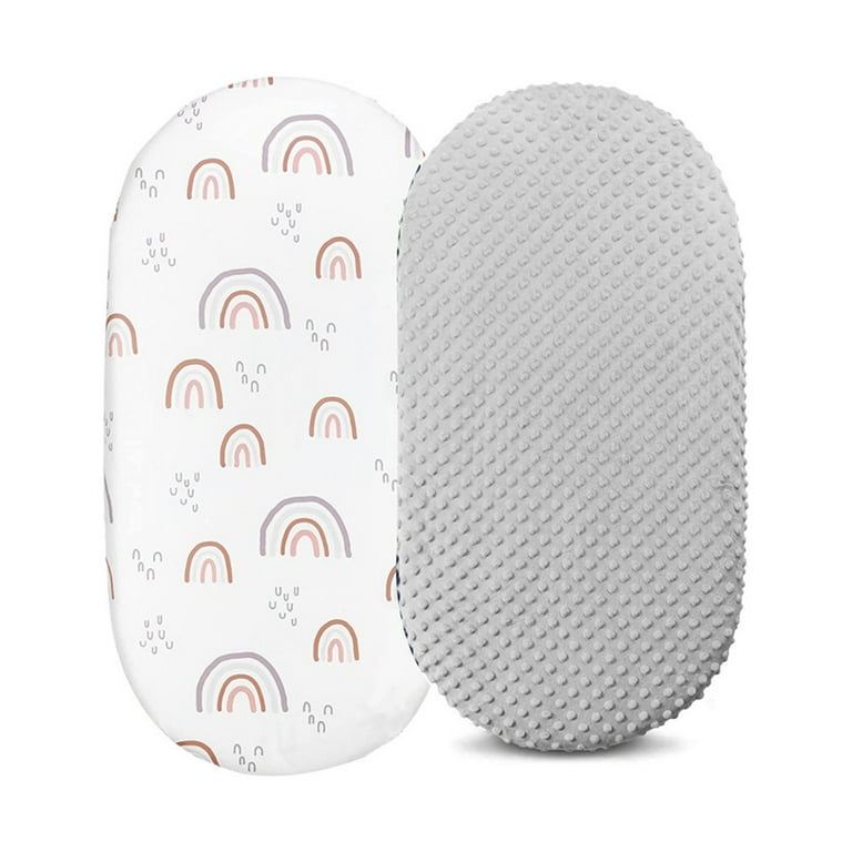 Sheet Set Halo Bassinet Sheet Size HUANBAI 2PCS Baby Mose Basket