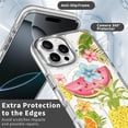 thumbnail image 2 of Magnetic Case for iPhone 14 Pro Max, Summer Fruit Vibrant Fashion Compatible with MagSafe Wireless Charging, Shockproof Protective Phone Case Cover, Clear White, 2 of 6