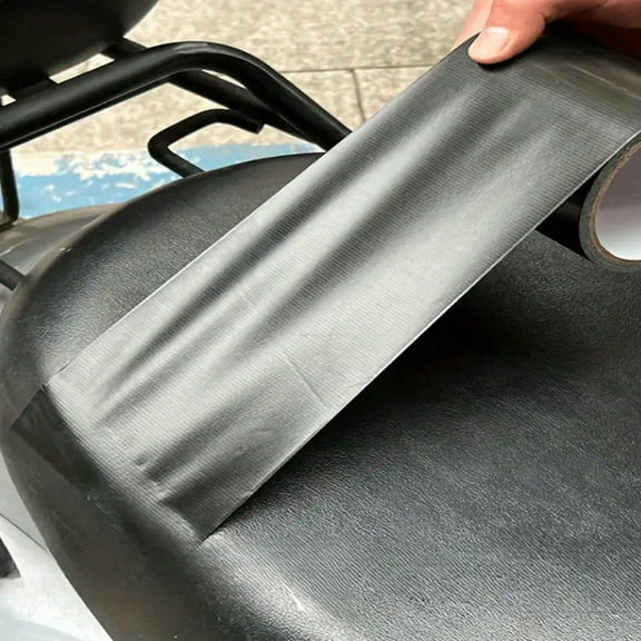 QUTETN 1Roll High Viscosity Black Cloth-Based Adhesive Tape Is Used For Cushion Repair  Leather Seat Sofa Leak Repair  Leather Wear-Resistant Repair Tape Sofa Repair Subsidy Motorcycle Ca