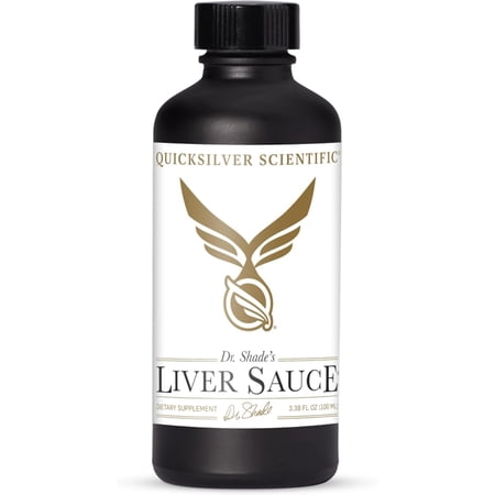 Quicksilver Scientific Liver Sauce - Liposomal Liver Detox with DIM, Quercetin, Lipoic Acid, Milk Thistle and Dandelion Root Supplement - Supports Bile & Toxin Momentum (100 ml / 3.38 oz)