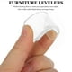 thumbnail image 2 of 8 cuñas niveladoras transparentes para muebles de hogar, mesas e inodoros., 2 of 7