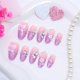 thumbnail image 3 of Press on Nails Sutaozhi, 30 unidades, color almendra mediana con diseño 3D, 3 of 9