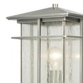thumbnail image 4 of Elk Home 9-Inch Wide Oak Park Post Light Transitional-Brushed Aluminum, 4 of 4