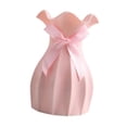 thumbnail image 3 of Florero europeo decoración minimalista Macarena jarrón moderno rosa 10,5 cm x 10,5 cm x 16 cm, 3 of 8