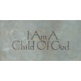 thumbnail image 2 of Marrott, Stephanie 32x18 Gold Ornate Wood Framed with Double Matting Museum Art Print Titled - I Am a Child of God, 2 of 4