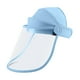 thumbnail image 2 of Protector facial ergonómico reutilizable para mujeres y hombres con protección contra salpicaduras Azul, 2 of 9