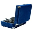 thumbnail image 7 of Arkrocket Curiosity Suitcase Bluetooth Turntable Vintage 3-Speed Record Player with Built-in Speakers Upgraded Turntable Audio Sound (Klein Blue Velvet), 7 of 7