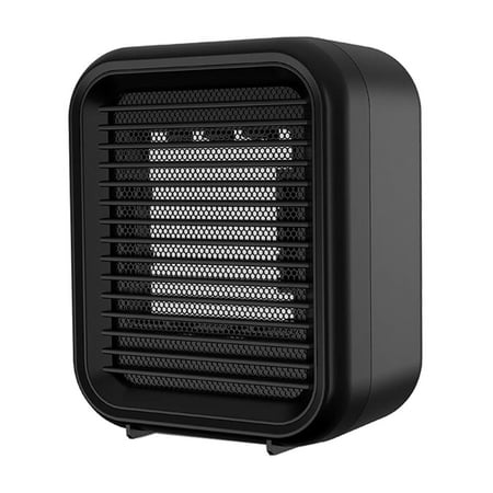 

800W Electric Wall Heater Mini Portable Personal Space Warmer for Indoor Heating Camping Any Place Adjustable Thermostat
