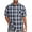 Mens T-Shirts Navy, variant on M-5X Mens Plus Size Shirts with Pocket Short Sleeve Big & Tall T-Shirts Button-Down Collared Plaid Printed Relaxed Tshirts Shirt