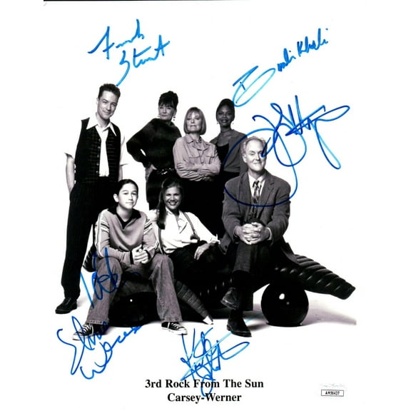 3rd Rock from the Sun Signed Cast Autographed 8X10 Photo Lithghow  5 JSA AM56437