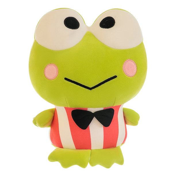 Muñeca de peluche, bonita rana de ojos grandes con pajarita, 40 cm, 550 g