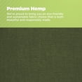 thumbnail image 3 of Hemp Fabric 20x26" Standard Pillowcase - Soft Washable Hypoallergenic Pillow Cover, Forest Green, 3 of 7