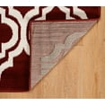 thumbnail image 5 of Capri Quatrefoil Red & Cream 6' 5" x 9' 3" Area Rug, 5 of 5