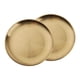 thumbnail image 1 of Paquete De 2 Placas Gruesas de material acero Inoxidable, 5.5 Pulgadas, Dorado, 1 of 9