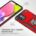 thumbnail image 3 of For Samsung Galaxy A03 164mm Magnetic Armor TPU + PC Holder Phone Case, 3 of 5