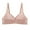 Beige BGL, variant on YLOMAY Women's Bras Womens Underwear Back Snaps No Underwire Bras Solid Color Stylish Brassiere Loose Casual Wear Beige L