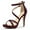 Burgundy, variant on BLISSFUL STEP Women's Shoes Strappy Stiletto Heels Platform Ankle Strap Open Toe Faux Suede Sandals Beige 8.5