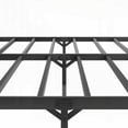 thumbnail image 3 of King Size Metal Platform Bed Frame with Headboard,Sturdy Construction,No Box Spring Needed,Black,Master Bedroom, 3 of 7