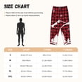 thumbnail image 2 of Salouo Christmas Tree Buffalo Plaid Print Women's Pajama Pants Casual Loose Sweatpants PJs Flowy Pants Drawstring Palazzo for Women Wide Leg Pants Lounge Pajama -X-Large, 2 of 8