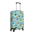 thumbnail image 3 of Daiia World Travel1 Luggage Cover, Thickened Washable Travel Luggage Covers, Elastic Unique Baggage Covers for 18-20 inch Luggage-Medium, 3 of 9