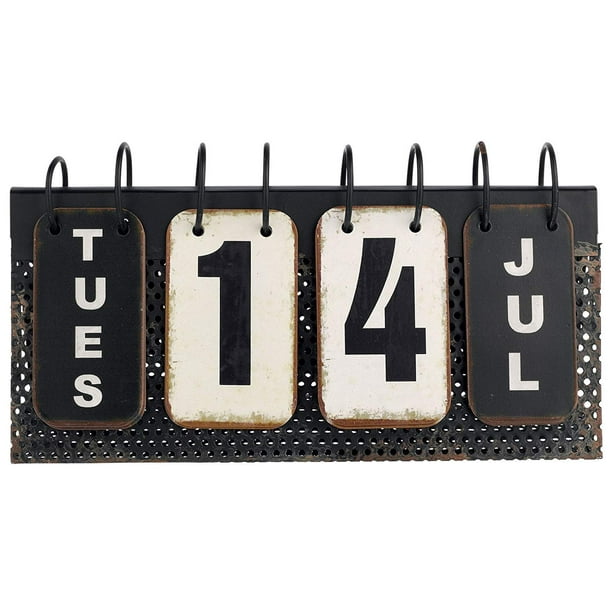Flip Calendar Decor