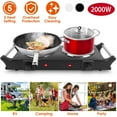 thumbnail image 4 of 2000W Electric Dual Burner Portable Coil Heating, 4 of 8