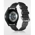 thumbnail image 2 of TOYOUTHS 20mm Lace Silicone Band Compatible with Samsung Galaxy Watch 7 6 5 4 FE 40mm 44mm/Watch 6 Classic/Watch 5 Pro/Watch 4 Classic/Active 2/Watch 3 Band, Women Soft Hollow-Out Watch Strap, 2 of 6