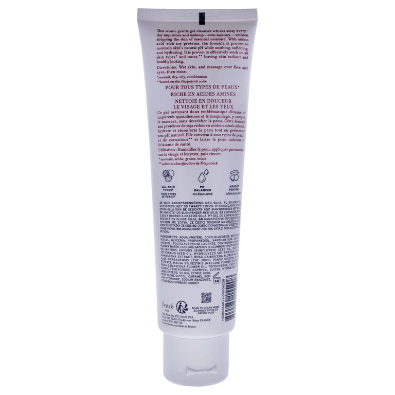 Fresh, Soy Face Cleanser, 5 oz, Gentle pH-Balanced Gel - Walmart.com