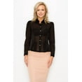 thumbnail image 6 of Organza Pleated Long Sleeve Blouse S, 6 of 14