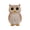 Brown, variant on AOOOWER Owl Statue Home Decors Accents Small Animal Sculptures Gift for Birds Lover Lovely Owl Figurines,Shelf Decors Accents