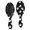 Halloween Ghost Pattern, variant on Halloween Ghost Brush, Detangling Hair Brush,Air Cushion Hair Comb, PP Material Gifts for for Men Women Kids