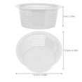 thumbnail image 2 of UPOUART Pool Skimmer Basket White Rubber Material for Steel Wall Above Ground Pool Daily Use, 2 of 7