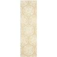 thumbnail image 2 of SAFAVIEH Bella Glenna Abstract Wool Runner Rug, Beige/Ivory, 2'3" x 8', 2 of 8