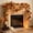 B, variant on Kyusrd Fall Decor for Home,Artificial Maple Leaves Pumpkins Sunflowers And Vines For Thanksgiving Home Decor And Festive