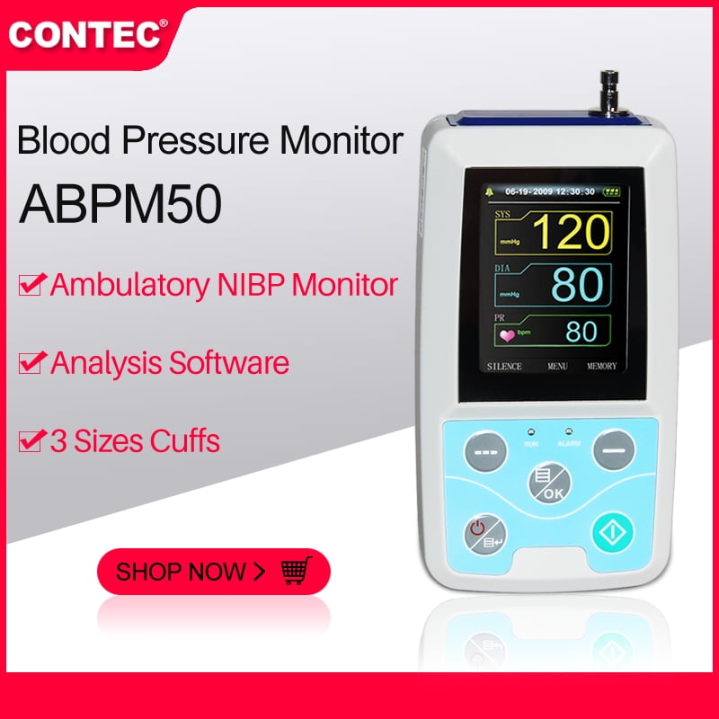 ABPM50 Ambulatory Blood Pressure Monitor 3 cuffs