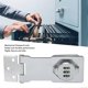 thumbnail image 4 of Mechanical Password Lock Silver Combination Lock Anti Theft Hasp Lock for Door Cabinet Drawer, 4 of 5