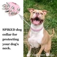 thumbnail image 2 of Colliers pour Animaux en Cuir Pu avec Rivets Cloutés et Réglables pour Chats Chiots Chiens - Jxlgv, 2 of 5
