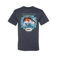 thumbnail image 2 of Red Fish Sciaenops Ocellatus Men's Graphic T-Shirt, Vintage Heather Navy, 5XL, 2 of 3