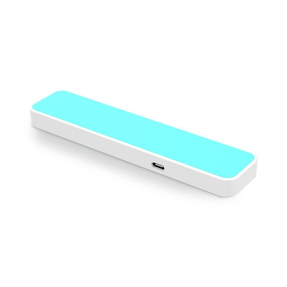 Altavoz debajo de la almohada Compatible con Bluetooth 5.0 Caja de sonido de conducción ósea recargable Uso en viajes Barra de sonido Subwoofer Suministros para el hogar Azul