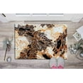 thumbnail image 5 of Pattern Rugs, Brown Marble Rug, Luxury Marble Rugs, Runner Rugs, Salon Rugs, Orange Marble Rugs, Modern Rug, Bridesmaid Gift Rug, Home Decor, 2.6'x9.2' - 80x280 cm, 5 of 8