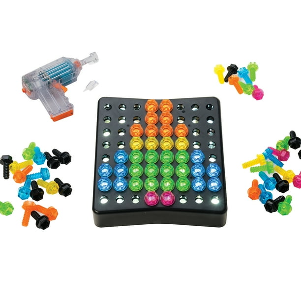 Educational Insights Design & Drill BrightWorks â 84-Piece Light Up Drill Set, STEM Learning